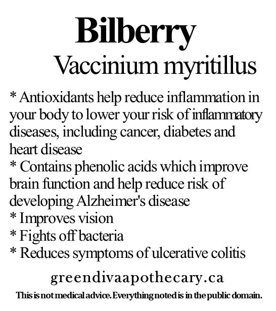 Organic Farmacopia: Billberry
