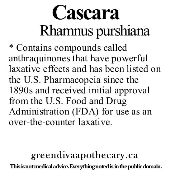 Organic Farmacopia: Cascara