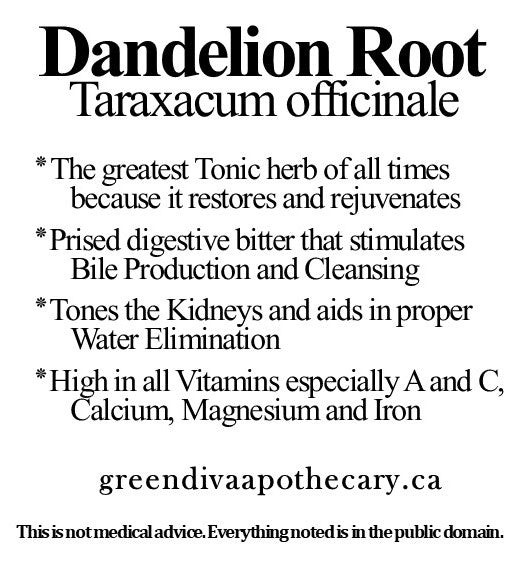 Organic Farmacopia: Dandelion root