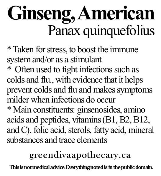 Organic Farmacopia: Ginseng-American