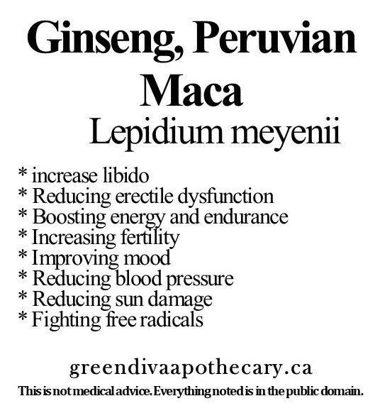 Organic Farmacopia: Ginseng-Peruvian (maca)