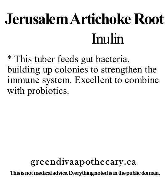 Organic Farmacopia: Jerusalem artichoke powder (inulin)