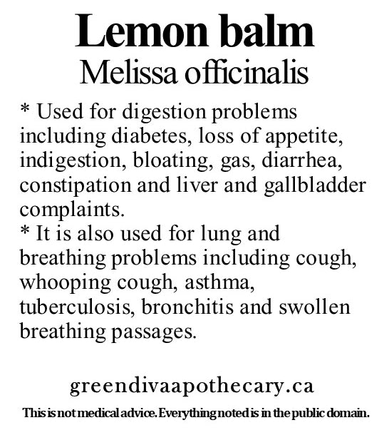 Organic Farmacopia: Lemon balm