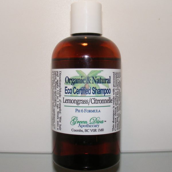 Shampoo-Lemongrass, Eco-Certified 240ml