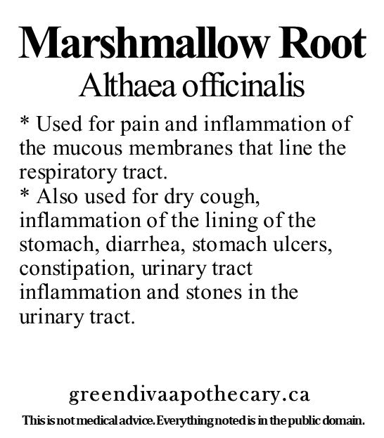 Organic Farmacopia: Marshmallow root