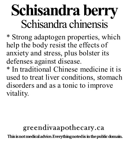 Organic Farmacopia: Schisandra berry