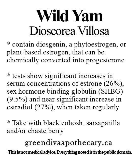 Organic Farmacopia: Wild yam
