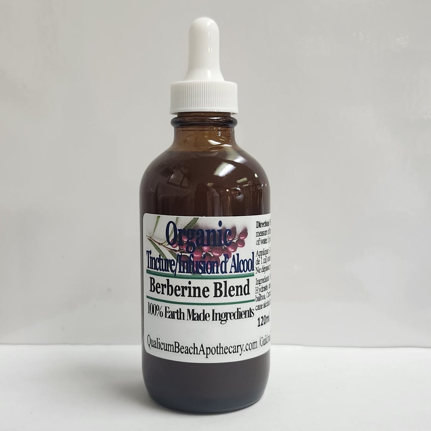 Organic Blended Tincture-Berberine Blend 120ml