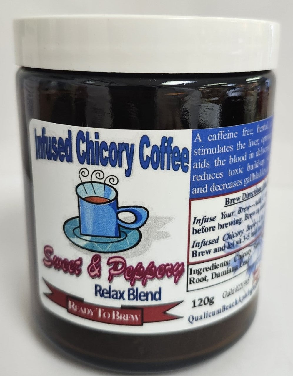 Organic Remedy, Herbal-Infused Chicory Coffee-Relax Blend