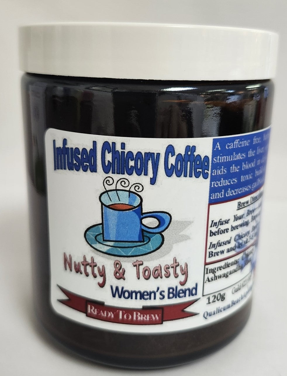 Organic Remedy, Herbal-Infused Chicory Coffee-Women's Blend