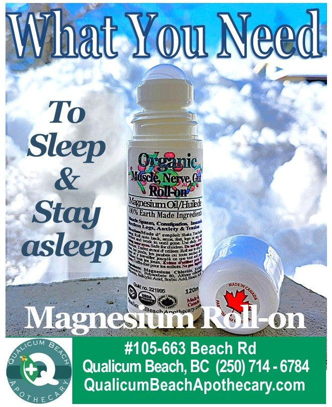 Organic Remedy: Magnesium Roll-on 120ml (3 month supply)