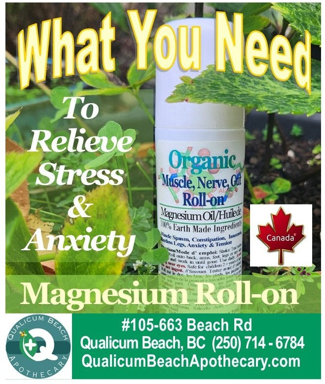 Organic Remedy: Magnesium Roll-on 120ml (3 month supply)