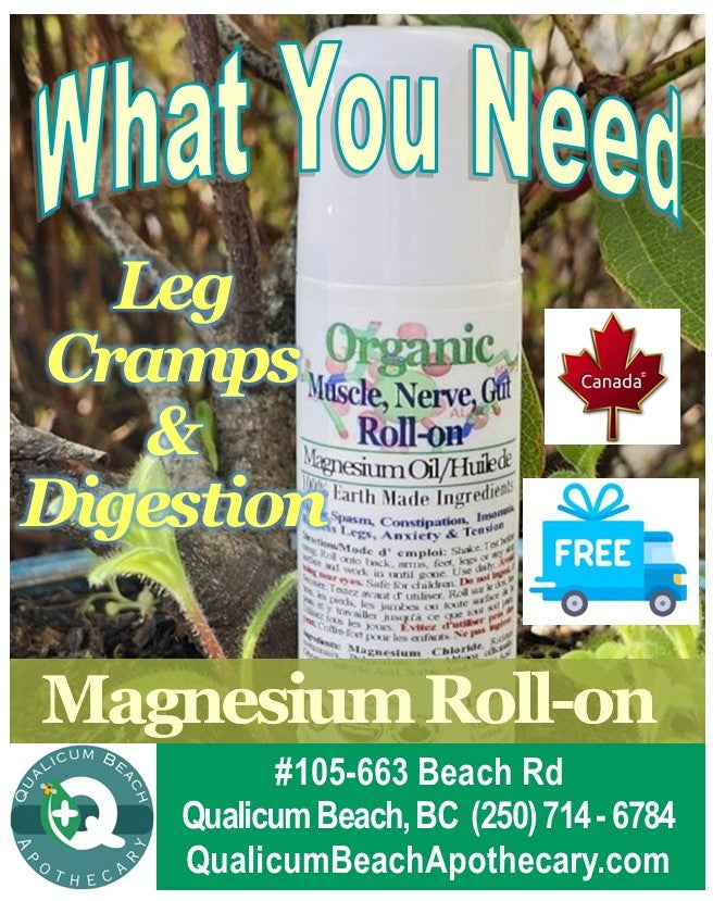 Organic Remedy: Magnesium Roll-on 120ml (3 month supply)