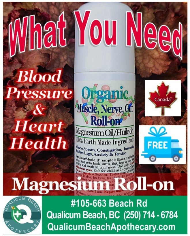 Organic Remedy: Magnesium Roll-on 120ml (3 month supply)