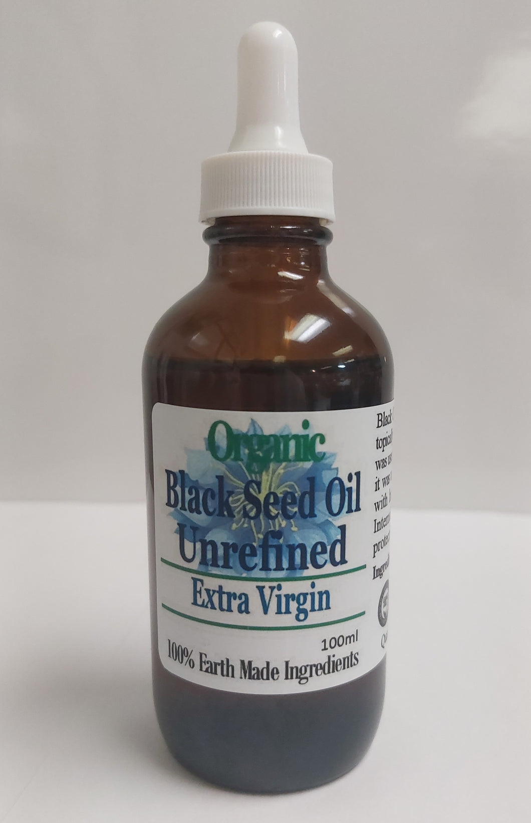 Organic Remedy Oils - Black Cumin Seed Oil: Cold Pressed, Unrefined 100ml