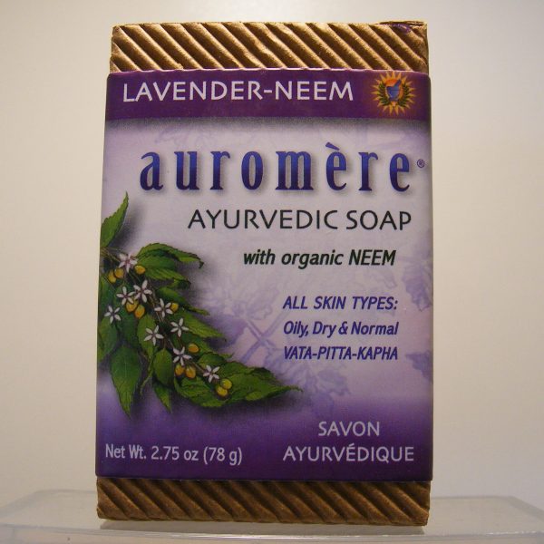 Soap: Auromere Lavender Ayurveda 78g