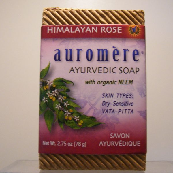 Soap: Auromere Rose Ayurveda  78g