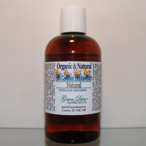 Organic Bubble Bath-Aloe and Honey 480g