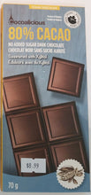 Load image into Gallery viewer, Ketopia Foods: Organic Chocoalicious 80% Dark Bar (70g)
