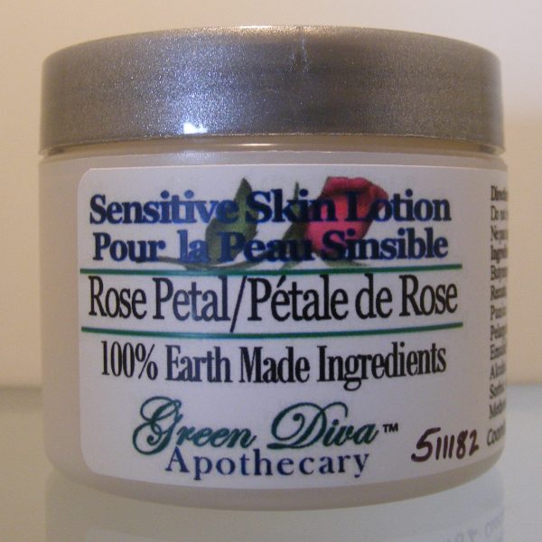 Organic Face Cream-Rose Petal for Sensitive Skin