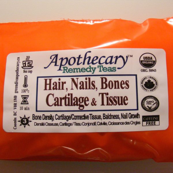 Organic Remedy Tea-Hair, Nails, Bones & Cartilage (15 Bags)
