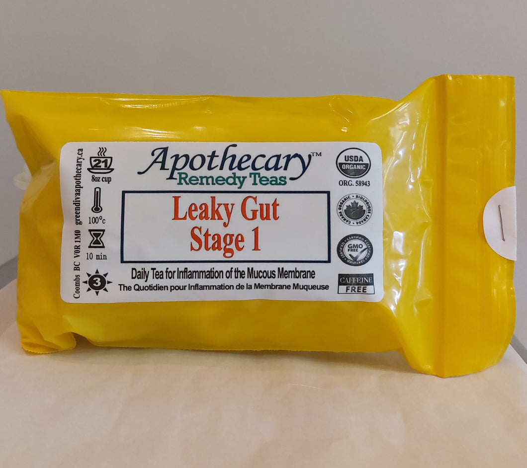 Leaky Gut Protocol-Organic Anit-inflammatory Tea (21 tea bags)