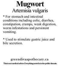 Load image into Gallery viewer, Organic Farmacopia: Mugwort
