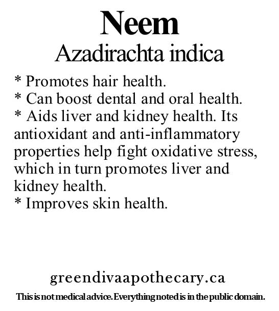 Organic Farmacopia: Neem