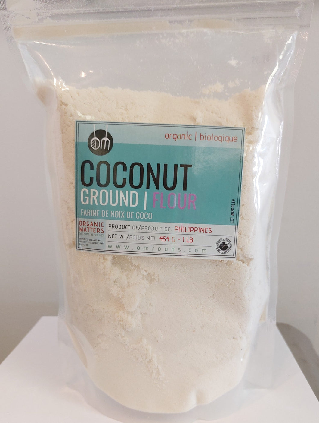 Ketopia Foods: Organic OM Foods Coconut Flour (454ml)