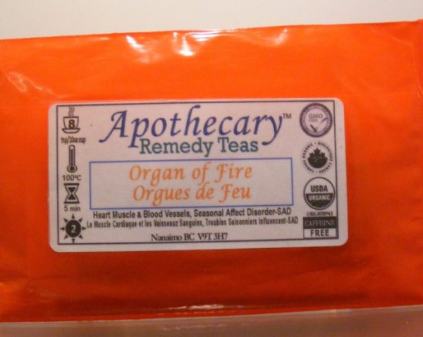 Organic Remedy Tea-Organ of Fire (15 Bags)