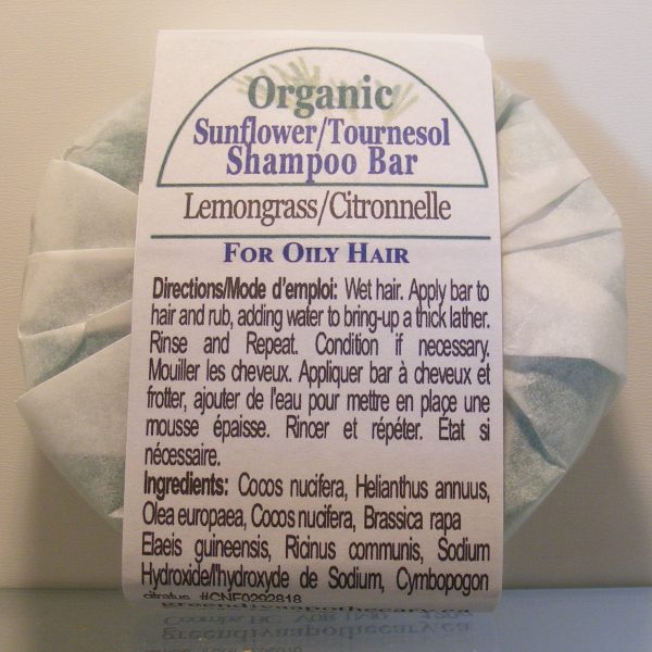 Shampoo Soap Bar-Lemongrass Sunflower 120ml