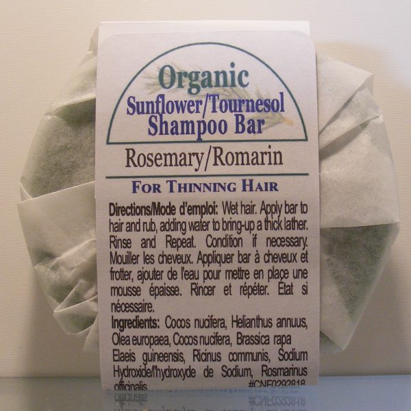 Shampoo Soap Bar-Rosemary Sunflower 120ml