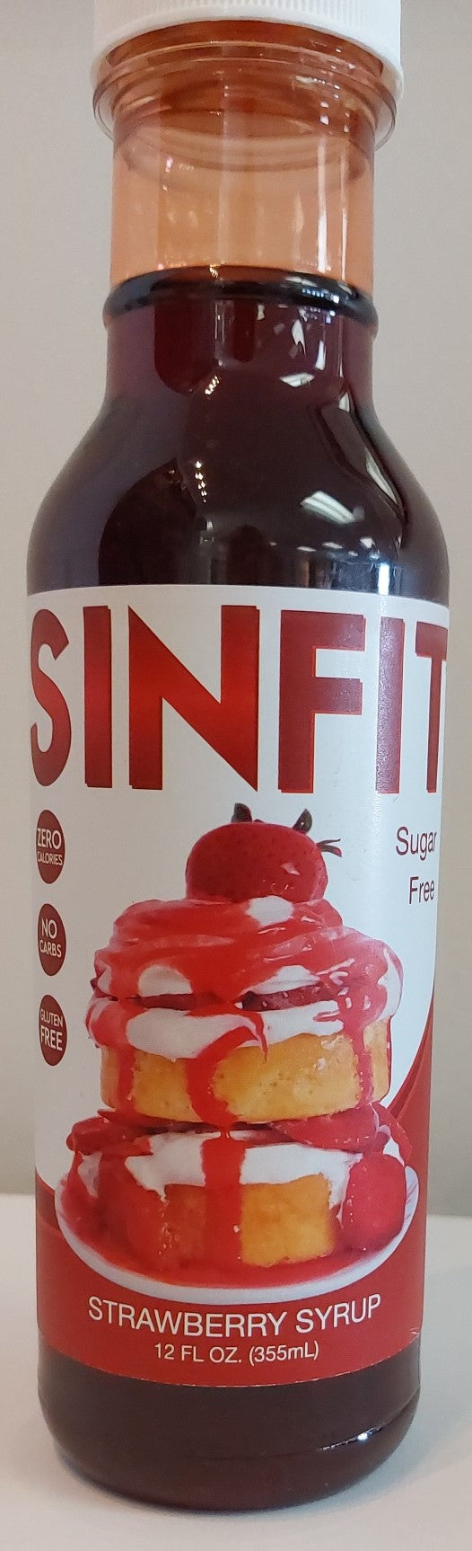 Ketopia Foods: SinFit Strawberry Syrup (355ml)