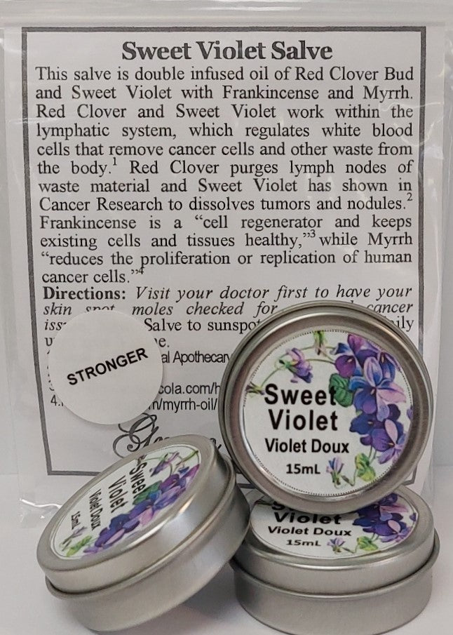 Organic Remedy Salve-Sweet Violet 15ml