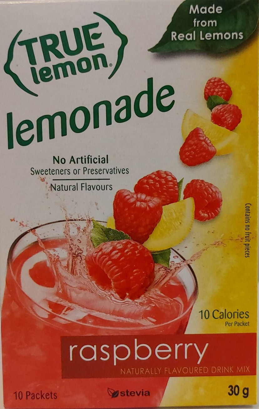 Ketopia Foods: True Lemon, Raspberry Lemonade  (10 packets)