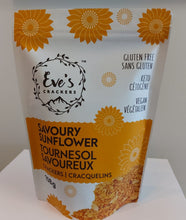 Load image into Gallery viewer, Ketopia Foods: Eve&#39;s Crackers Savory Sunflower (108g)
