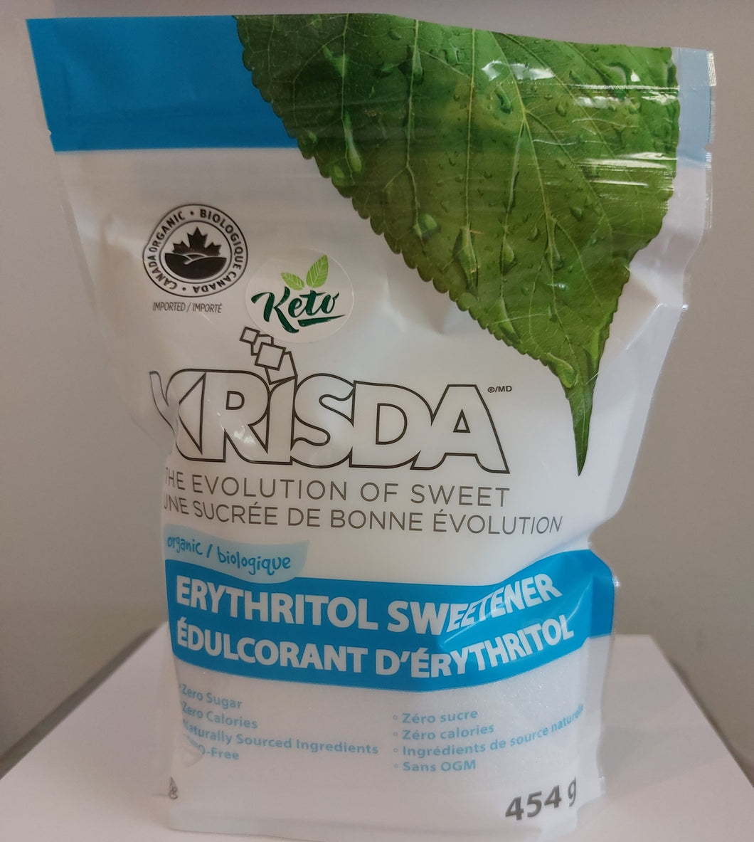 Ketopia Foods: Organic Krisda Erythritol White Sugar (454g)