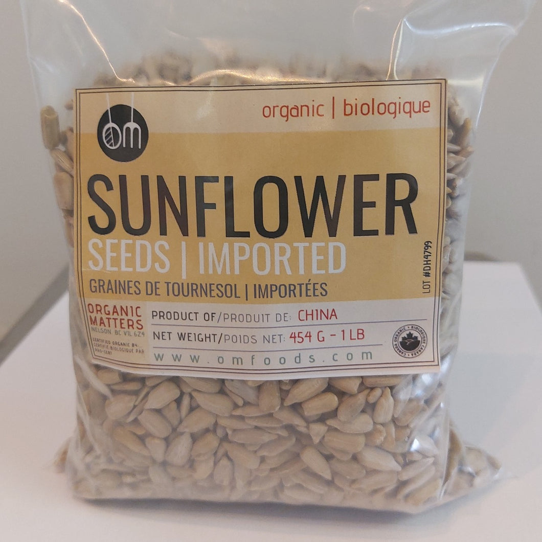 Ketopia Foods: Organic OM Foods Raw Sunflower Seeds (lb)